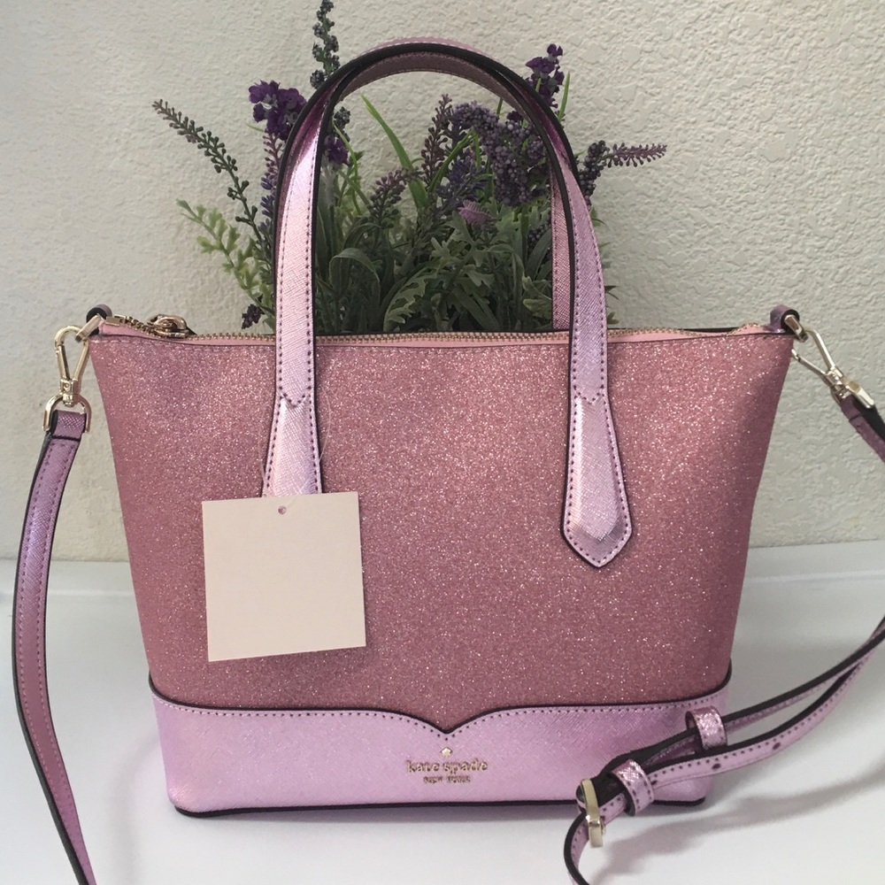 Kate spade New York Lola  glitter satchel